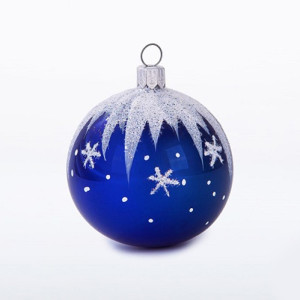 Ёлочная игрушка Шар "Зимний" №C65