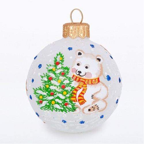 Ёлочная игрушка Шар "Облачко" №C74