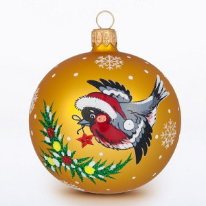 Ёлочная игрушка Шар "Визит" №C754