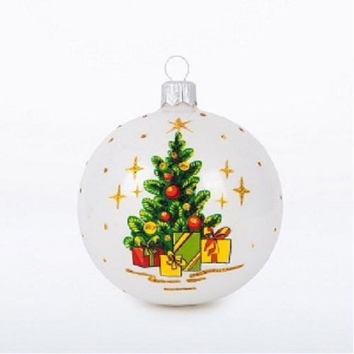 Ёлочная игрушка Шар "Искорка" №C783