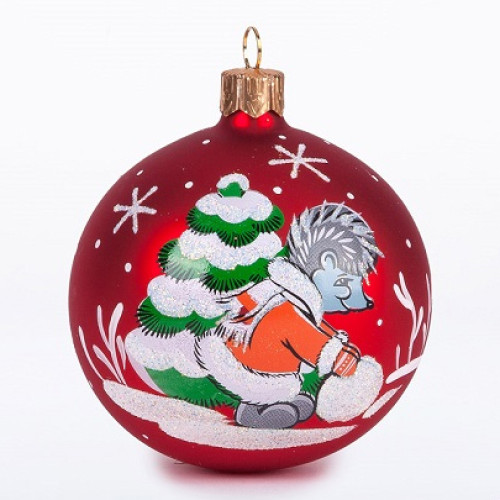 Ёлочная игрушка Шар "Лесной" №C841