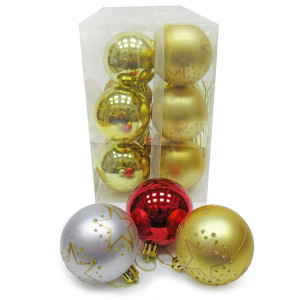 Набор пластиковых шаров на елку №M-360645