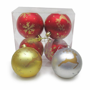 Набор пластиковых шаров на елку №M-360667