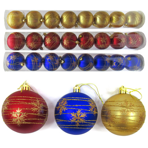 Набор пластиковых шаров на елку №M-360731