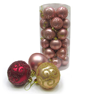 Набор пластиковых шаров на елку №M-361141