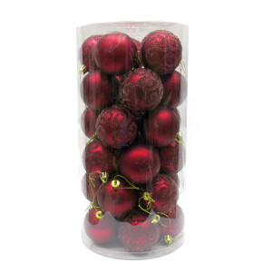 Набор пластиковых шаров на елку №M-361141