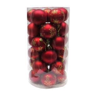 Набор пластиковых шаров на елку №M-361145