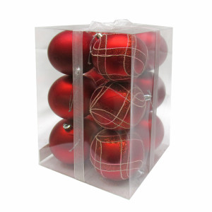 Набор пластиковых шаров на елку №M-380062