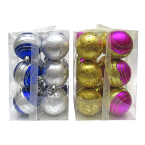 Набор пластиковых шаров на елку №M-380376