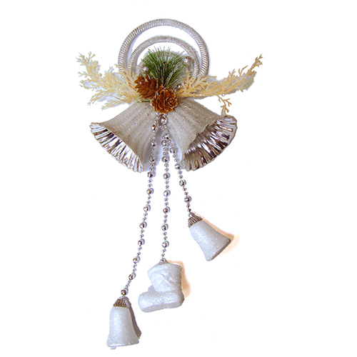 Елочное украшение подвеска "Колокольчики" №6131-36