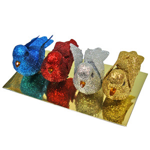 Елочное украшение на прищепке "Птицы" №9160-21