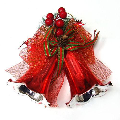 Елочное украшение "Колокольчики с бантиком" №9160-5