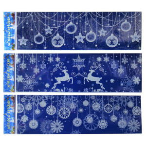 Новогодняя наклейка на окна №196239-2