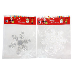 Новогодняя наклейка на окна №6010-3