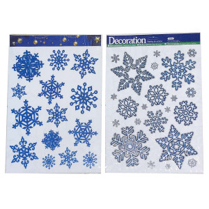 Новогодняя наклейка на окна №6010-5