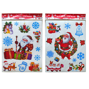 Новогодняя наклейка на окна №6239-5