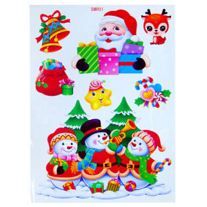 Новогодняя наклейка на окна №9201-11-01