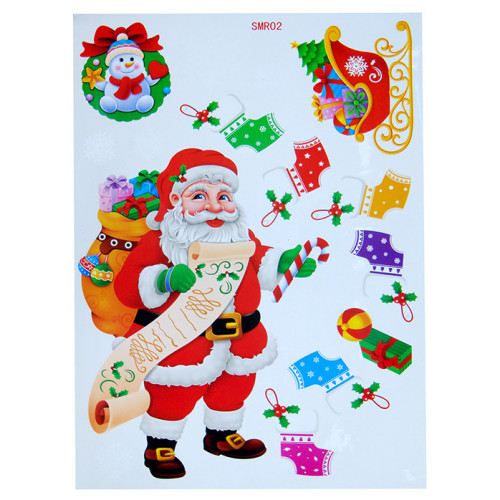 Новогодняя наклейка на окна №9201-11-02