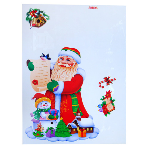 Новогодняя наклейка на окна №9201-11-06