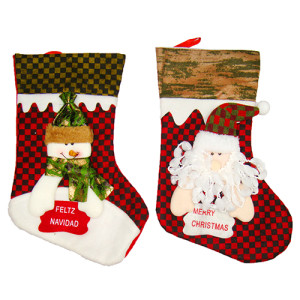 Сапожок Новогодний Рождественский для подарков №008W