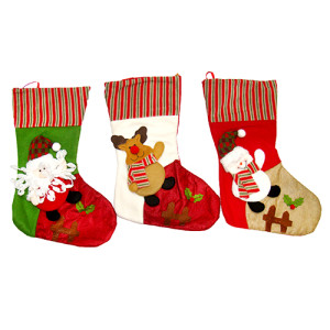 Сапожок Новогодний Рождественский для подарков №015W