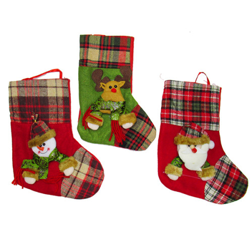 Сапожок Новогодний Рождественский для подарков №18Y104