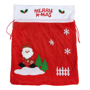 Мешок Новогодний Рождественский для подарков №6120-10