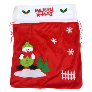 Мешок Новогодний Рождественский для подарков №6120-10