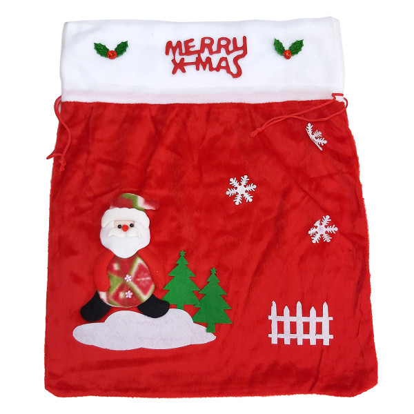 Мешок Новогодний Рождественский для подарков №6120-10