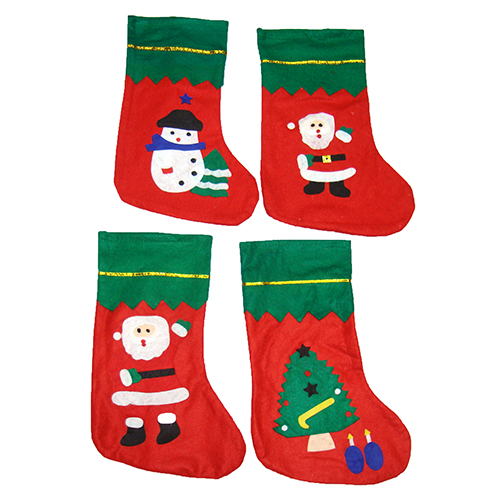 Сапожок Новогодний Рождественский для подарков №6116-1