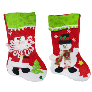 Сапожок Новогодний Рождественский для подарков №196116-6