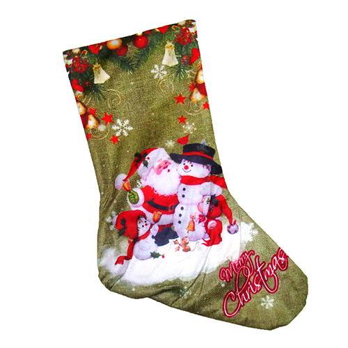 Сапожок Новогодний Рождественский для подарков №8492