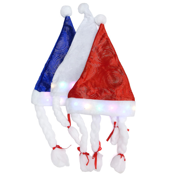 Шапка Новогодняя светящаяся №6120-4 Шапка Новогодняя светящаяся №6120-4