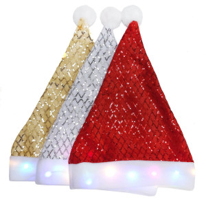 Шапка Новогодняя светящаяся №6120-7