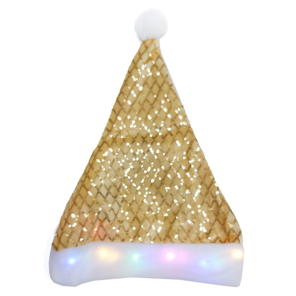 Шапка Новогодняя светящаяся №6120-7