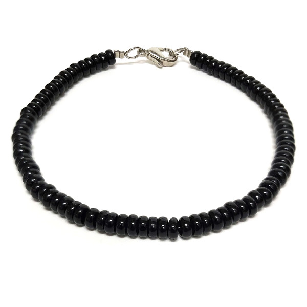 Браслет из Агата черного №13B240 Браслет из Агата черного №13B240