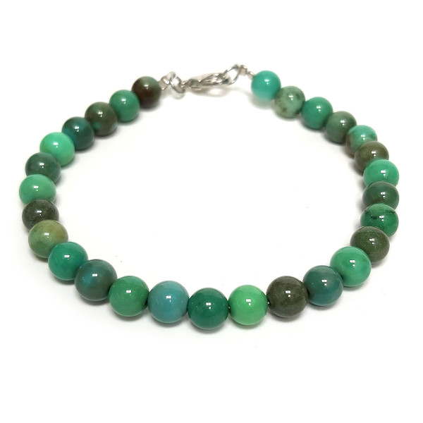 Браслет из Агата зеленого №14B079 Браслет из Агата зеленого №14B079