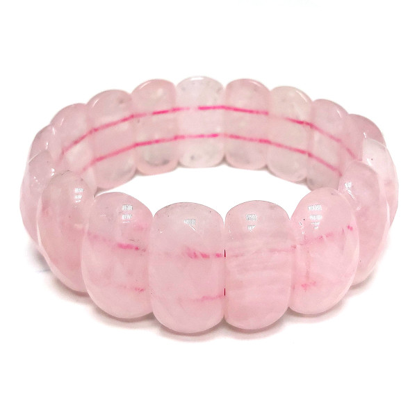 Браслет из розового кварца №2404-6 Браслет из розового кварца №2404-6