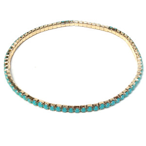 Браслет со стразами на руку №5834-15