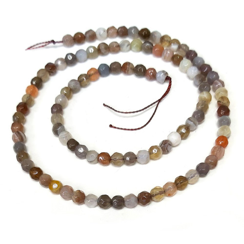 Бусины из агата серого №14B090