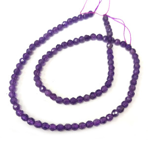 Бусины из аметиста №13B093