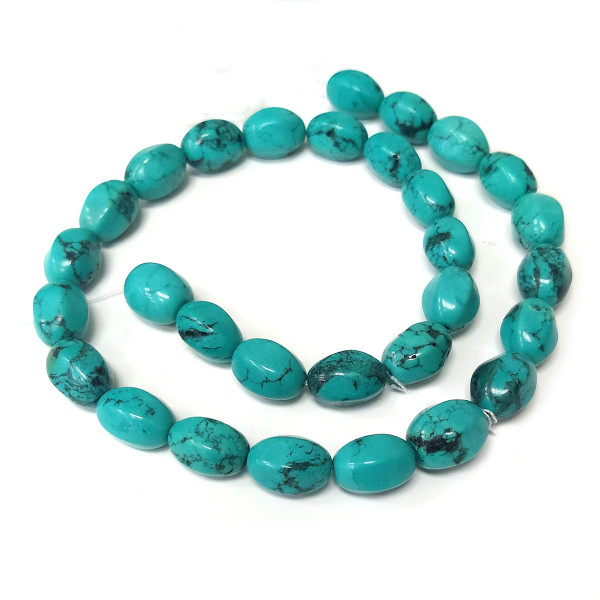 Бусины из бирюзы №14B020 Бусины из бирюзы №14B020