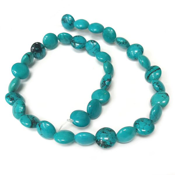 Бусины из бирюзы №14B046 Бусины из бирюзы №14B046