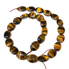 Бусины из тигрового глаза