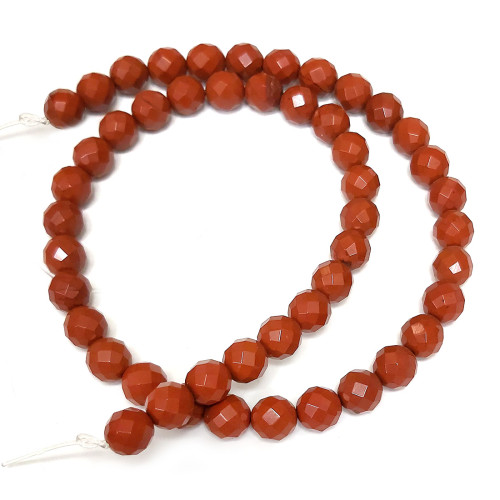 Бусины из яшмы красной №13B213