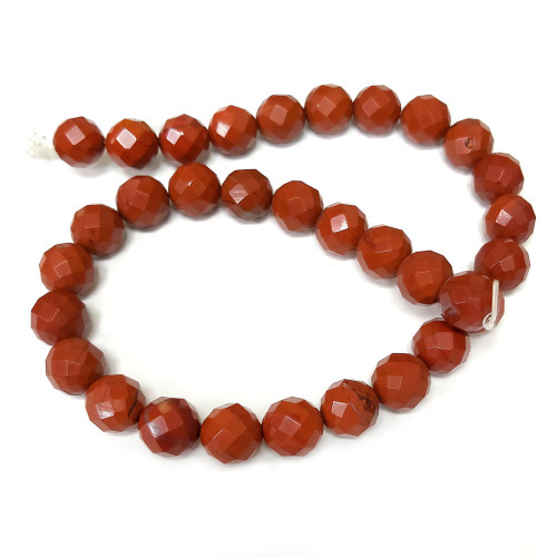 Бусины из яшмы красной №13B214