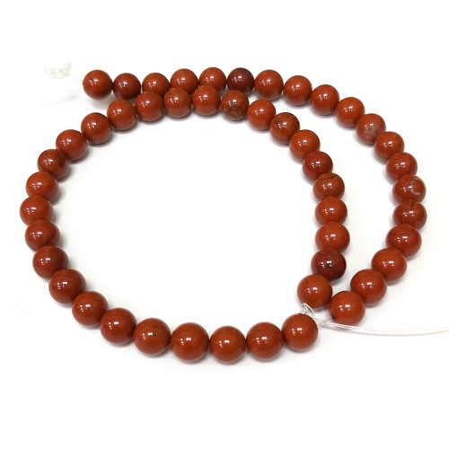 Бусины из яшмы красной №13B215
