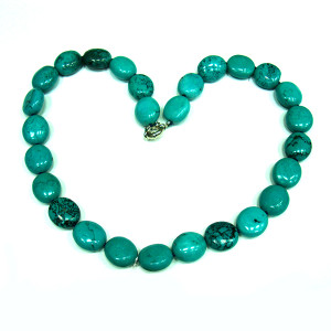 Бусы "Бирюза" №14B035