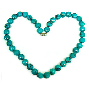 Бусы "Бирюза" №14B046