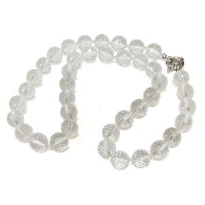 Бусы из горного хрусталя №527